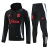 Manchester United Hoodie Training Sweatshirts 2024-25 Marine Für Herren